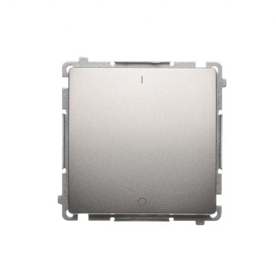 Simon Basic Łącznik dwubiegunowy 10A 250V szybkozłączka satynowy BMW2.01/29 KONTAKT (BMW2.01/29)