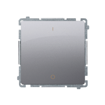 Simon Basic Łącznik dwubiegunowy 16A 250V zaciski śrubowe stal inox BMW2A.01/21 KONTAKT (BMW2A.01/21)