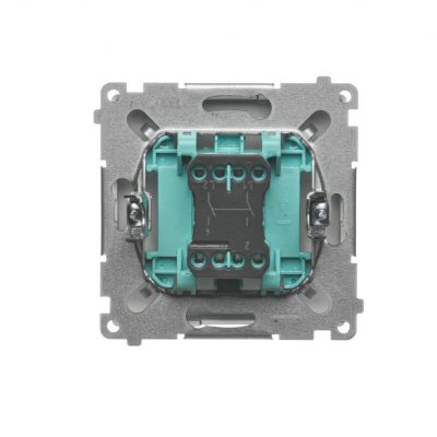 Simon Basic Łącznik dwubiegunowy 16A 250V zaciski śrubowe satynowy BMW2A.01/29 KONTAKT (BMW2A.01/29)