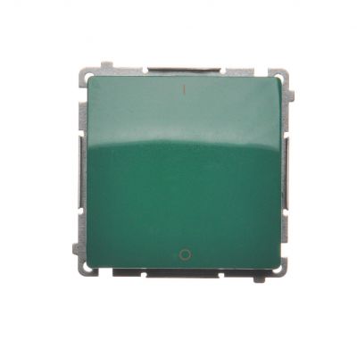Simon Basic Łącznik dwubiegunowy 10A 250V szybkozłączka zielony BMW2.01/33 KONTAKT (BMW2.01/33)