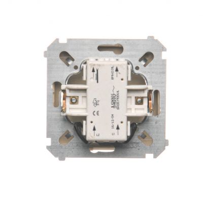 Simon Basic Łącznik dwubiegunowy z podświetleniem LED 10A 250V szybkozłączka beż BMW2L.01/12 KONTAKT (BMW2L.01/12)