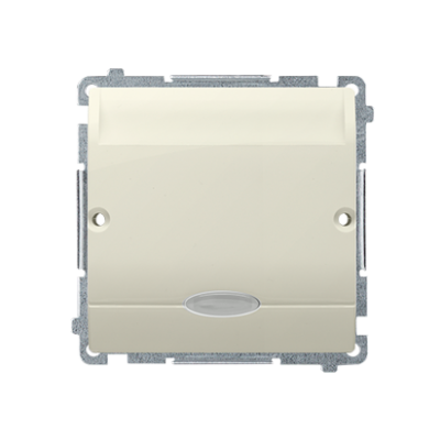 Simon Basic Łącznik hotelowy pojedynczy z podświetleniem LED Imax 10 (2) A beż BMWH1.02/12 KONTAKT (BMWH1.02/12)