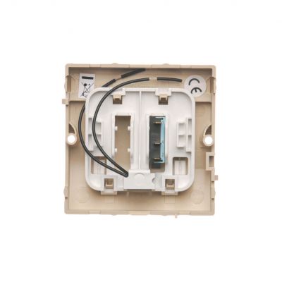 Simon Basic Łącznik hotelowy pojedynczy z podświetleniem LED Imax 10 (2) A beż BMWH1.02/12 KONTAKT (BMWH1.02/12)