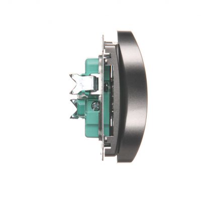 Simon Basic Gniazdo wtyczkowe podwójne z uziemieniem  Σ16A 250V zaciski śrubowe stal inox BMGZ2M.01/21 (BMGZ2M.01/21)