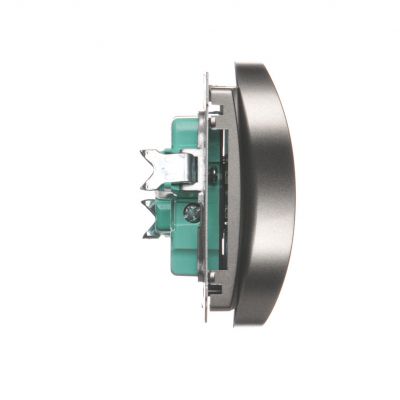 Simon Basic Gniazdo wtyczkowe podwójne z uziemieniem  Σ16A 250V zaciski śrubowe satynowy BMGZ2M.01/29 (BMGZ2M.01/29)