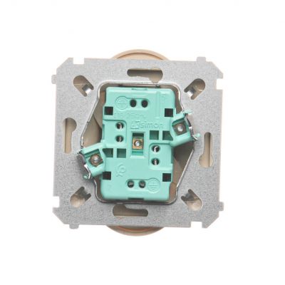 Simon Basic Gniazdo wtyczkowe podwójne z uziemieniem  z przesłonami torów prądowych Σ16A 250V zaciski śrubowe beż BMGZ2MZ.01/12 (BMGZ2Mz.01/12)