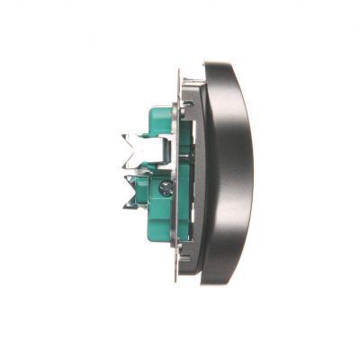 Simon Basic Gniazdo wtyczkowe podwójne bez uziemienia  Σ16A 250V zaciski śrubowe stal inox BMG2M.01/21 (BMG2M.01/21)