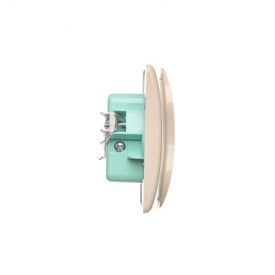 Simon Basic Gniazdo wtyczkowe z uziemieniem podwójne monoblok 16A 250V zaciski śrubowe beż *Kompletne - nie do ramek BMGZ2/12 KONTAKT (BMGZ2/12)