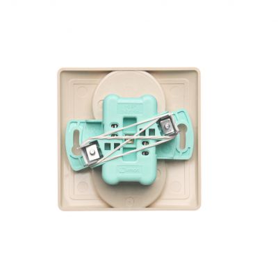 Simon Basic Gniazdo wtyczkowe z uziemieniem podwójne monoblok 16A 250V zaciski śrubowe beż *Kompletne - nie do ramek BMGZ2/12 KONTAKT (BMGZ2/12)