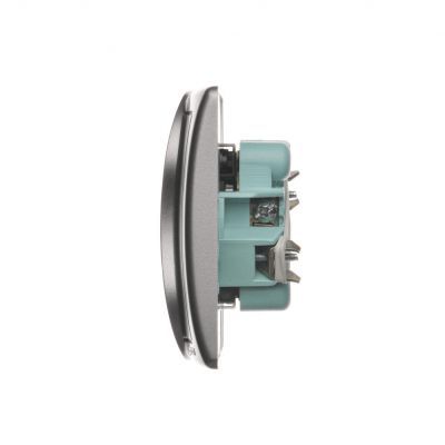 Simon Basic Gniazdo wtyczkowe bez uziemienia podwójne monoblok z przesłonami torów prądowych 16A 250V zaciski śrubowe stal inox *Kompletne - nie do ramek BMG2Z/21 BMG2z/21 KONTAKT (BMG2z/21)