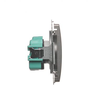 Simon Basic Gniazdo wtyczkowe z uziemieniem z przesłonami torów prądowych 16A 250V zaciski śrubowe satynowy BMGZ1Z.01/29 BMGZ1z.01/29 KONTAKT (BMGZ1z.01/29)