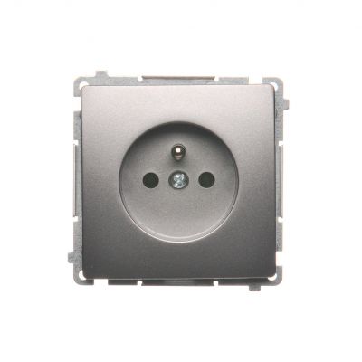 Simon Basic Gniazdo wtyczkowe z uziemieniem 16A 250V szybkozłączka stal inox BMGZ1C.01/21 BMGZ1c.01/21 KONTAKT (BMGZ1c.01/21)