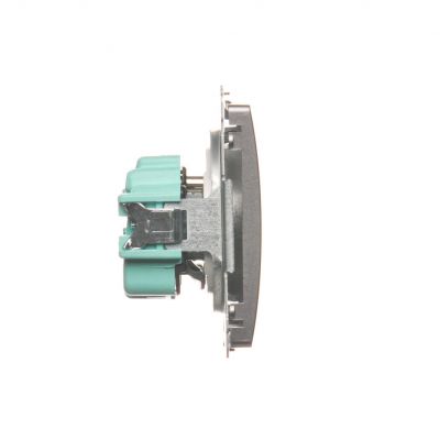 Simon Basic Gniazdo wtyczkowe z uziemieniem 16A 250V szybkozłączka stal inox BMGZ1C.01/21 BMGZ1c.01/21 KONTAKT (BMGZ1c.01/21)