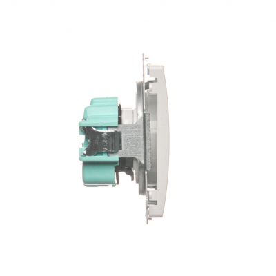 Simon Basic Gniazdo wtyczkowe pojedyncze z uziemieniem 16A 250V z przesłonami torów prądowych szybkozłączka biały BMGZ1CZ.01/11 BMGZ1cz.01/11 KONTAKT (BMGZ1cz.01/11)