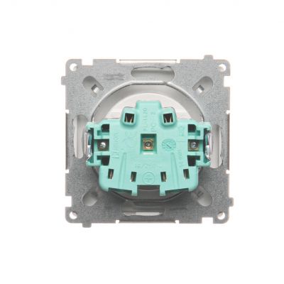 Simon Basic Gniazdo wtyczkowe pojedyncze z uziemieniem 16A 250V z przesłonami torów prądowych szybkozłączka biały BMGZ1CZ.01/11 BMGZ1cz.01/11 KONTAKT (BMGZ1cz.01/11)