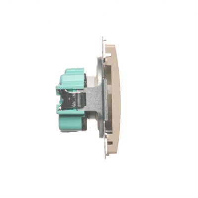 Simon Basic Gniazdo wtyczkowe bez uziemienia z przesłonami torów prądowych 16A 250V zaciski śrubowe beż BMG1Z.01/12 BMG1z.01/12 KONTAKT (BMG1z.01/12)