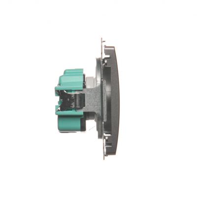 Simon Basic Gniazdo wtyczkowe bez uziemienia z przesłonami torów prądowych 16A 250V zaciski śrubowe stal inox BMG1Z.01/21 BMG1z.01/21 KONTAKT (BMG1z.01/21)