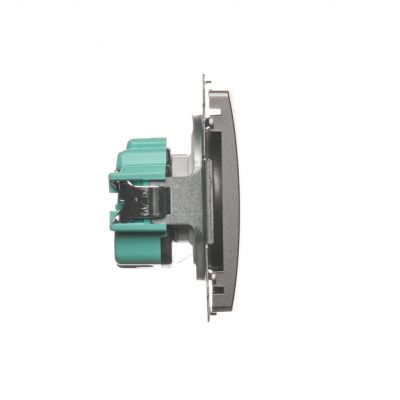 Simon Basic Gniazdo wtyczkowe bez uziemienia z przesłonami torów prądowych 16A 250V zaciski śrubowe satynowy BMG1Z.01/29 BMG1z.01/29 KONTAKT (BMG1z.01/29)