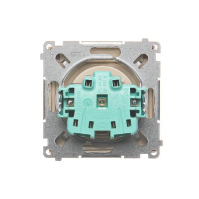 Simon Basic Gniazdo wtyczkowe z uziemieniem bryzgoszczelne IP44 16A 250V zaciski śrubowe beż BMGZ1B.01/12 KONTAKT (BMGZ1B.01/12)