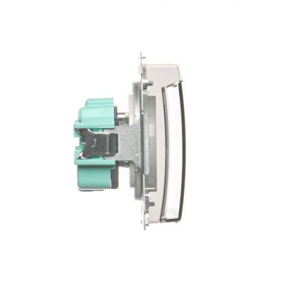 Simon Basic Gniazdo wtyczkowe z uziemieniem bryzgoszczelne IP44 16A 250V zaciski śrubowe. Klapka transparentna biały BMGZ1B.01/11A BMGZ1B.01/11a KONTAKT (BMGZ1B.01/11a)