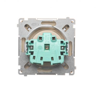 Simon Basic Gniazdo wtyczkowe z uziemieniem bryzgoszczelne IP44 16A 250V zaciski śrubowe. Klapka transparentna beż BMGZ1B.01/12A BMGZ1B.01/12a KONTAKT (BMGZ1B.01/12a)