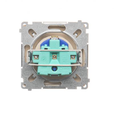 Simon Basic Gniazdo wtyczkowe DATA z uziemieniem i kluczem uprawniającym 16A 250V zaciski śrubowe beż BMGD1.01/12 KONTAKT (BMGD1.01/12)