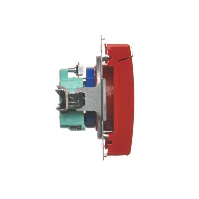 Simon Basic Gniazdo DATA do wersji IP44 z kluczem upraw. 16A 250V zaciski śrub. napis DATA na klapce czerwone *Wymagana uszczelka ramki BMGD1B.01/22 KONTAKT (BMGD1B.01/22)