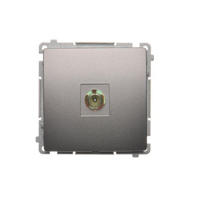 Simon Basic Gniazdo antenowe pojedyncze końcowe stal inox (zastępuje BMAK1.01/..) BMAK3.01/21 KONTAKT (BMAK3.01/21)