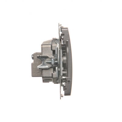 Simon Basic Gniazdo antenowe R-TV końcowe separowane 1x wejście: 5–862 MHz stal inox BMZAR1/1.01/21 KONTAKT (BMZAR1/1.01/21)