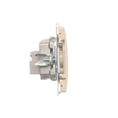 Simon Basic Gniazdo antenowe R-TV przelotowe 10 dB 1x wejście: 5–862 MHz beż BMZAP10/1.01/12 KONTAKT (BMZAP10/1.01/12)