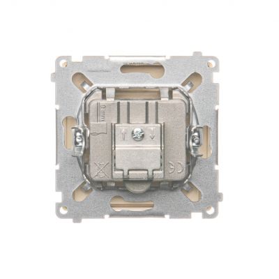 Simon Basic Gniazdo antenowe R-TV przelotowe 10 dB 1x wejście: 5–862 MHz beż BMZAP10/1.01/12 KONTAKT (BMZAP10/1.01/12)