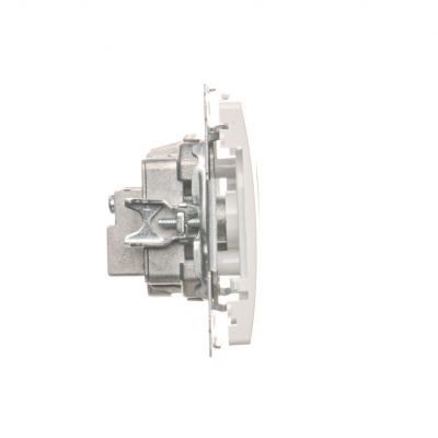 Simon Basic Gniazdo antenowe R-TV-SAT końcowe *Może być użyte jako gniazdo zakończeniowe do gniazd przelotowych R-TV-SAT BMZAR-SAT1.3/1.01/11 KONTAKT (BMZAR-SAT1.3/1.01/11)