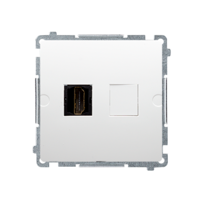 Simon Basic Gniazdo HDMI pojedyncze biały BMGHDMI.01/11 KONTAKT (BMGHDMI.01/11)