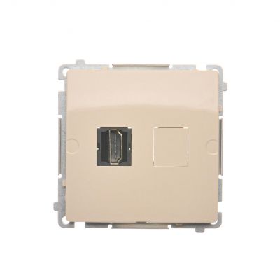 Simon Basic Gniazdo HDMI pojedyncze beż BMGHDMI.01/12 KONTAKT (BMGHDMI.01/12)