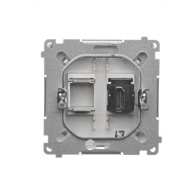 Simon Basic Gniazdo HDMI pojedyncze satynowy BMGHDMI.01/29 KONTAKT (BMGHDMI.01/29)