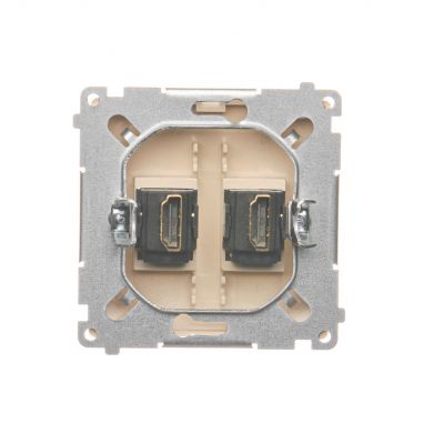 Simon Basic Gniazdo HDMI podwójne beż BMGHDMI2.01/12 KONTAKT (BMGHDMI2.01/12)