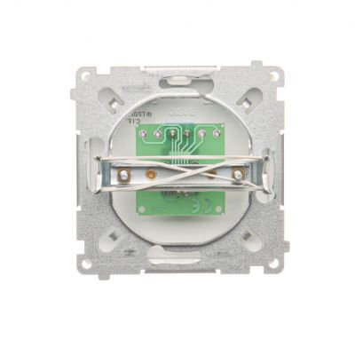 Simon Basic Gniazdo telefoniczne RJ11 uniwersalne pojedyncze . Montaż na łapki lub wkręty biały BMTU.01/11 KONTAKT (BMTU.01/11)