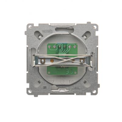 Simon Basic Gniazdo telefoniczne RJ11 uniwersalne pojedyncze . Montaż na łapki lub wkręty stal inox BMTU.01/21 KONTAKT (BMTU.01/21)