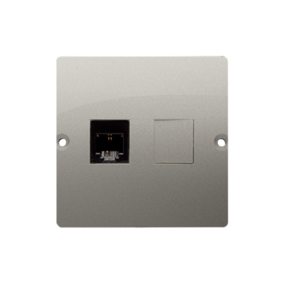 Simon Basic Gniazdo telefoniczne RJ11 . Montaż gniazda na wkręty do puszki satynowy BMTF1.02/29 KONTAKT (BMTF1.02/29)