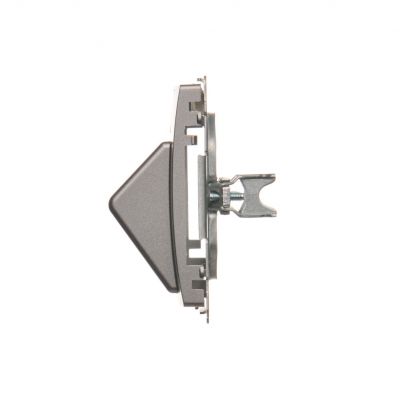 Simon Basic Pokrywa gniazd teleinformatycznych na Keystone skośna podwójna z polem opisowym. Montaż na łapki lub wkręty stal inox BMGKS2P.01/21 KONTAKT (BMGKS2P.01/21)