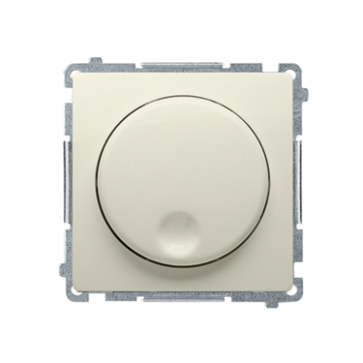 Simon Basic Ściemniacz naciskowo-obrotowy 20–500 W 230V beż BMS9T.01/12 KONTAKT (BMS9T.01/12)