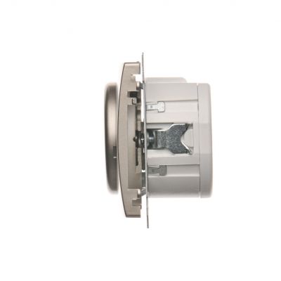 Simon Basic Ściemniacz naciskowo-obrotowy 20–500 W 230V satynowy BMS9T.01/29 KONTAKT (BMS9T.01/29)
