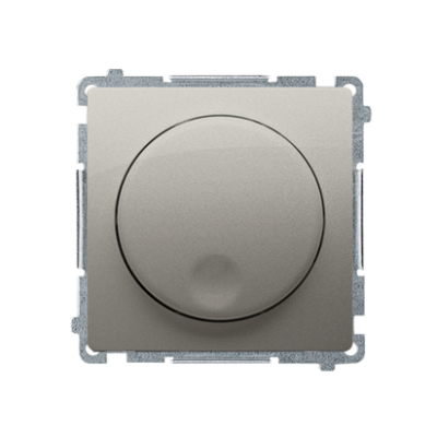 Simon Basic Regulator 1–10 V . Do załączania i regulacji źrodeł światła z zasilaczami sterowanymi 1–10 V satynowy BMS9V.01/29 KONTAKT (BMS9V.01/29)