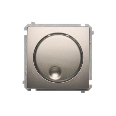 Simon Basic Regulator 1–10 V . Do załączania i regulacji źrodeł światła z zasilaczami sterowanymi 1–10 V satynowy BMS9V.01/29 KONTAKT (BMS9V.01/29)