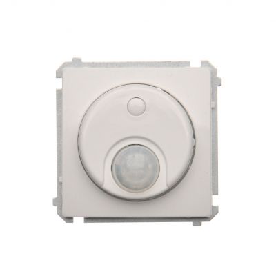 Simon Basic Łącznik z czujnikiem ruchu z przekaźnikiem 8(2) A 230V. Wymagana instalacja 3-przewodowa biały BMCR10P.01/11 KONTAKT (BMCR10P.01/11)