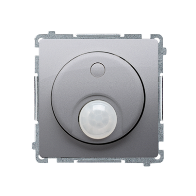 Simon Basic Łącznik z czujnikiem ruchu z przekaźnikiem 8(2) A 230V. Wymagana instalacja 3-przewodowa stal inox BMCR10P.01/21 KONTAKT (BMCR10P.01/21)