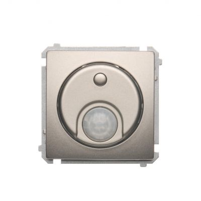 Simon Basic Łącznik z czujnikiem ruchu z przekaźnikiem z zabezpieczeniem 8(2) A 230V satynowy *Wymagana instalacja 3-przewodowa BMCR11P.01/29 KONTAKT (BMCR11P.01/29)