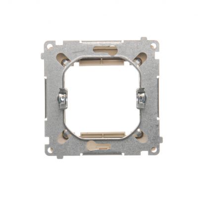 Simon Basic Adapter (przejściówka) na osprzęt standardu 45 × 45 mm. Montaż do puszki na łapki i wkręty beż BMA45M/12 KONTAKT (BMA45M/12)