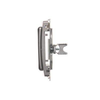 Simon Basic Adapter (przejściówka) na osprzęt standardu 45 × 45 mm. Montaż do puszki na łapki i wkręty stal inox BMA45M/21 KONTAKT (BMA45M/21)