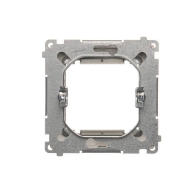 Simon Basic Adapter (przejściówka) na osprzęt standardu 45 × 45 mm. Montaż do puszki na łapki i wkręty satynowy BMA45M/29 KONTAKT (BMA45M/29)